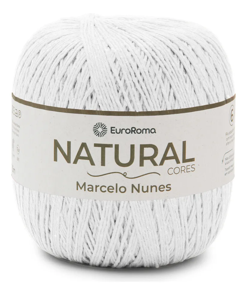 Barbante Euroroma Natural Cores Marcelo Nunes N.6 700g